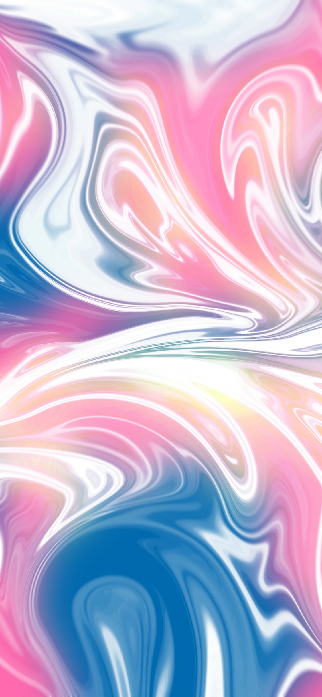 Pink White and Blue Abstract Painting. Wallpaper in 1125x2436 Resolution