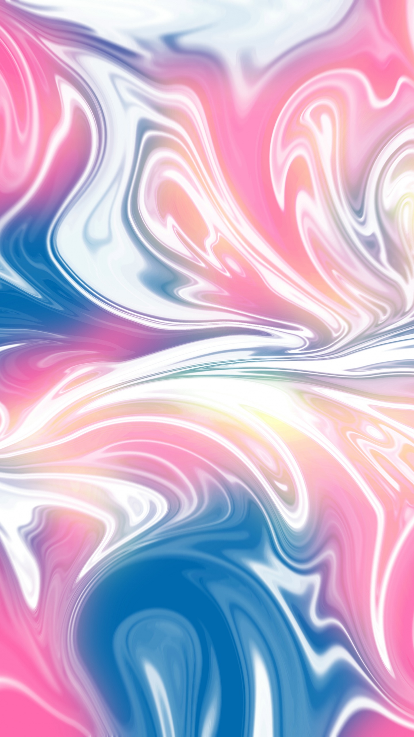 Pink White and Blue Abstract Painting. Wallpaper in 1440x2560 Resolution