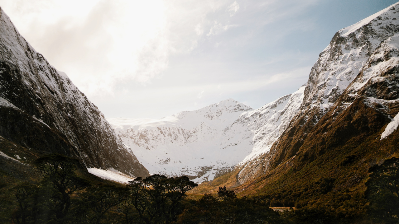 Sky, Wilderness, Highland, Natural Landscape, Valley. Wallpaper in 1280x720 Resolution