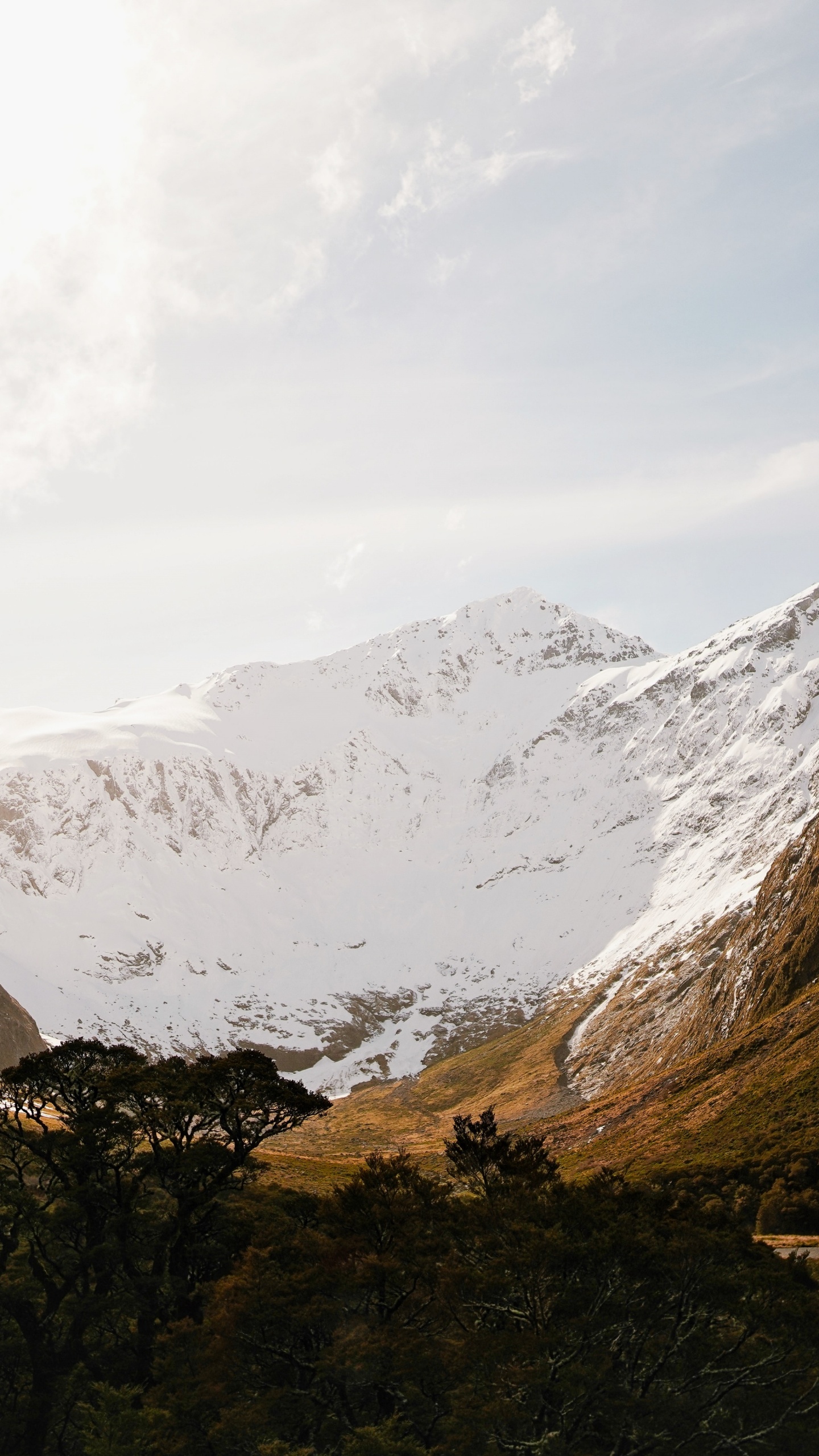 Sky, Wilderness, Highland, Natural Landscape, Valley. Wallpaper in 1440x2560 Resolution