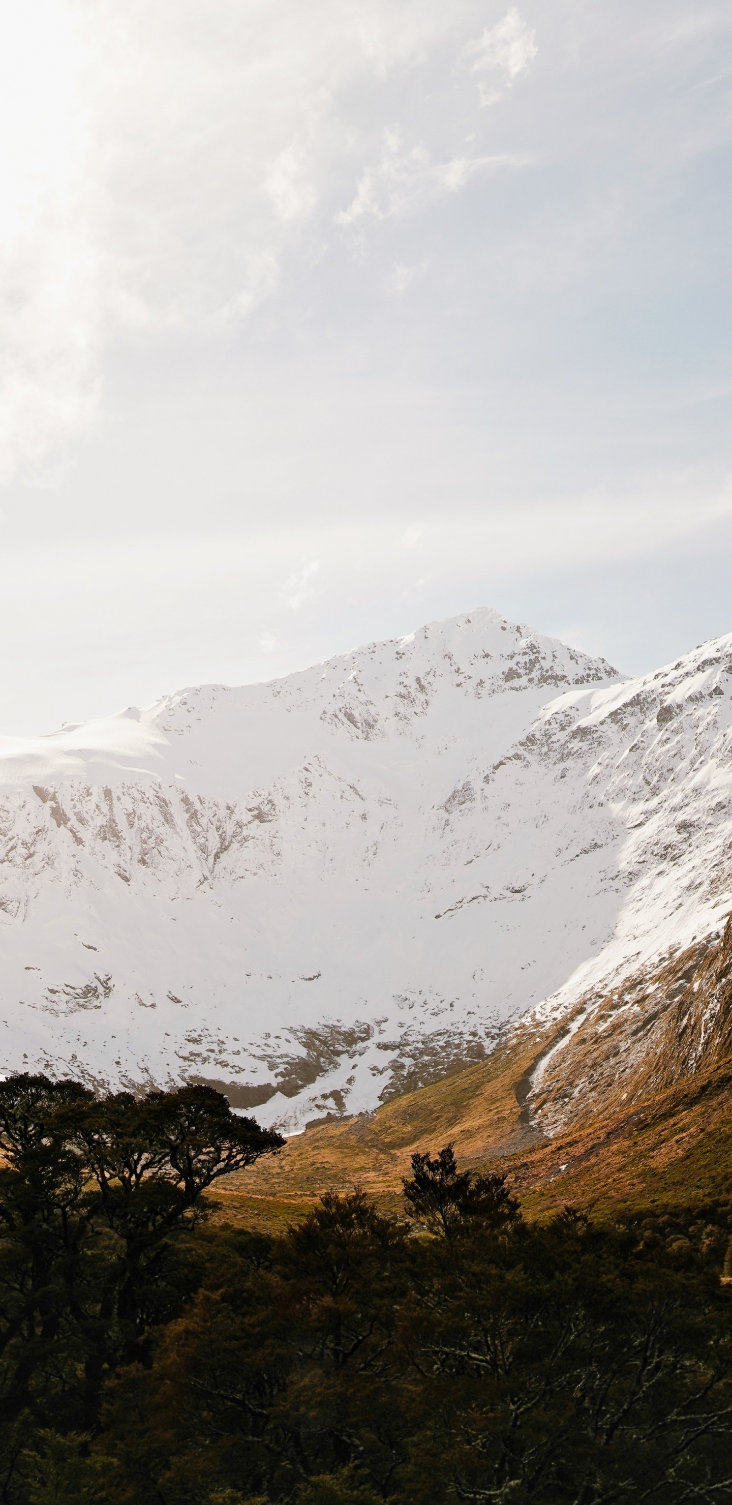 天空, 荒野, 高地, 自然景观, 山脉 壁纸 1440x2960 允许