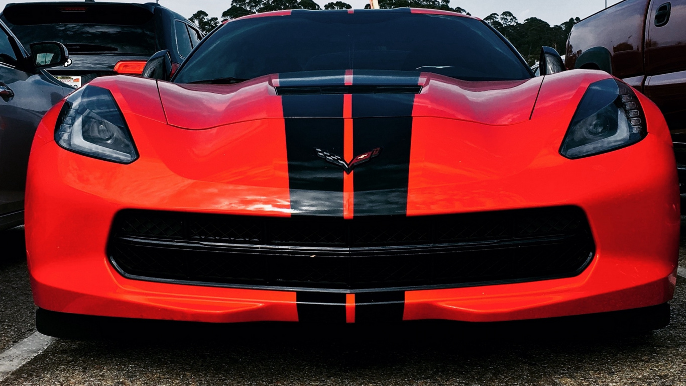 雪佛兰camaro, 超级跑车, 红色的, 汽车外 壁纸 1366x768 允许