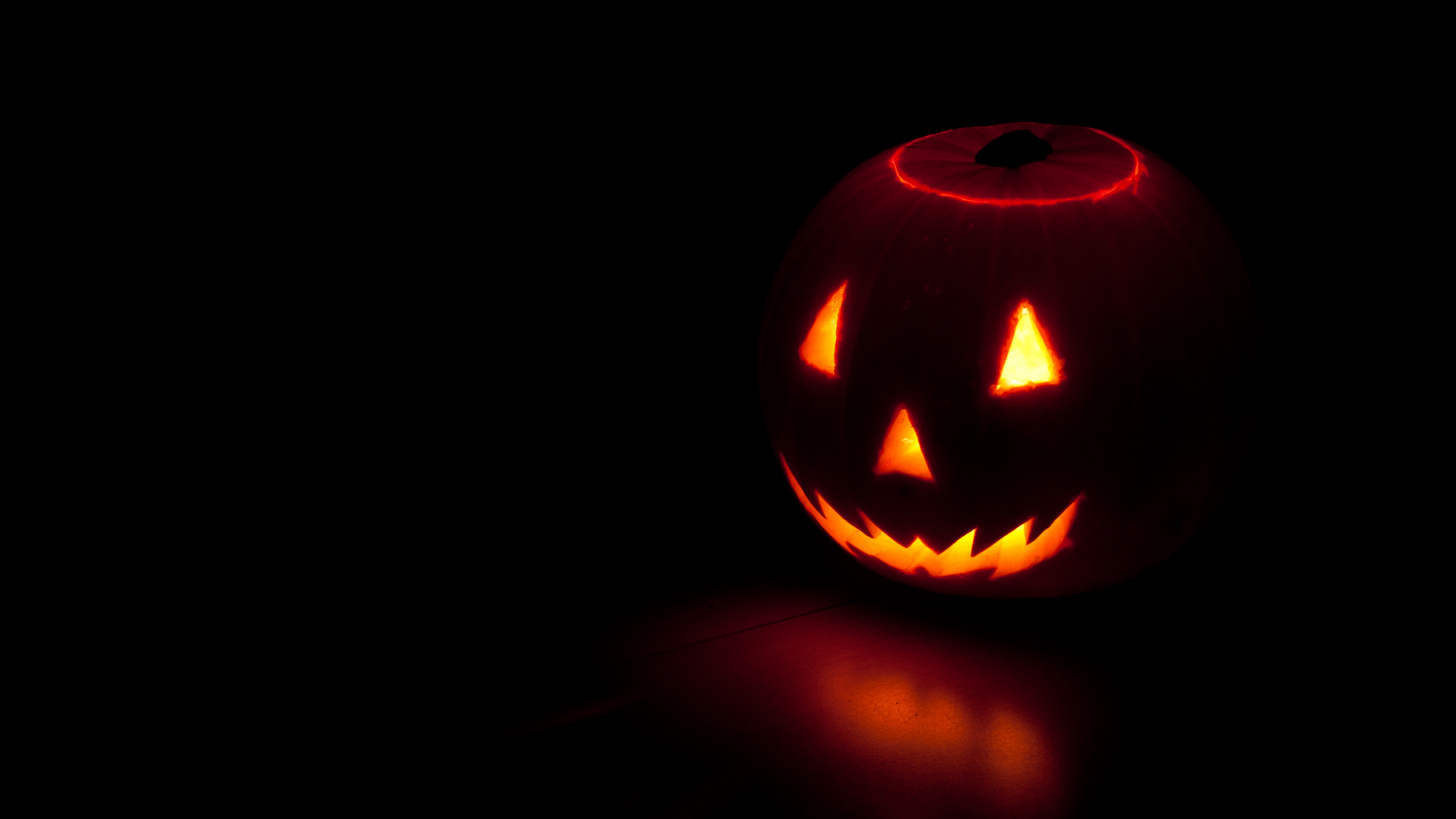 Calabaza, Truco o Trato, Naranja, Talla, Boca. Wallpaper in 2560x1440 Resolution