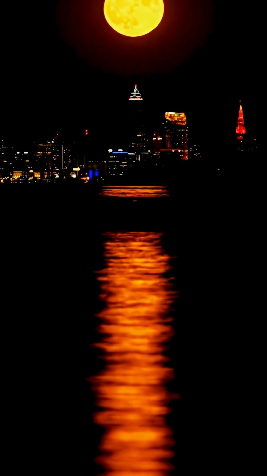 Nuit, Eau, Les Ressources en Eau, Liquid, Lumière. Wallpaper in 1080x1920 Resolution