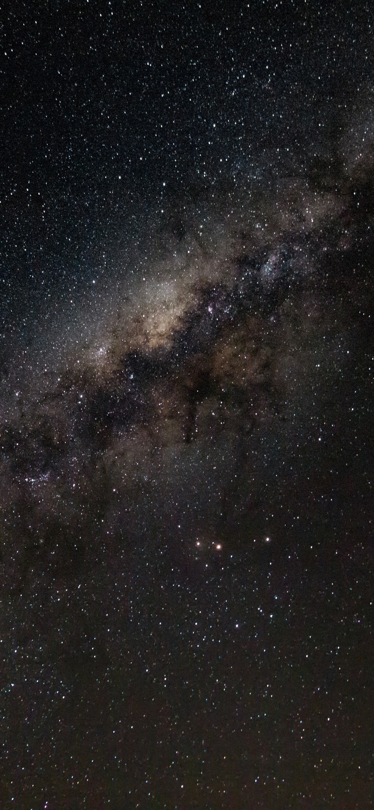 Cielo Nocturno Estrellado Blanco y Azul. Wallpaper in 1242x2688 Resolution