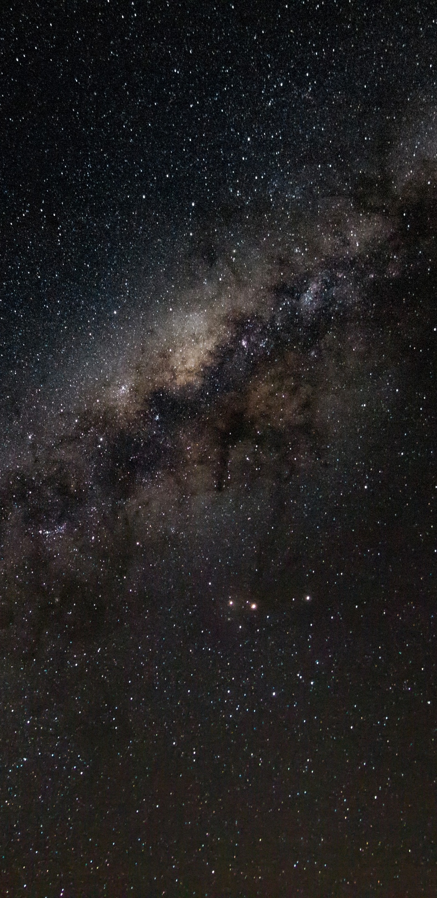 Cielo Nocturno Estrellado Blanco y Azul. Wallpaper in 1440x2960 Resolution