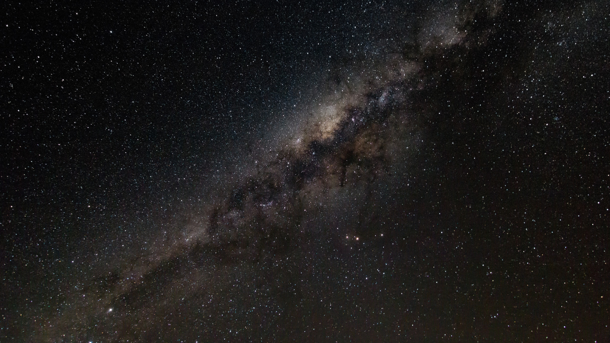 White and Blue Starry Night Sky. Wallpaper in 2560x1440 Resolution