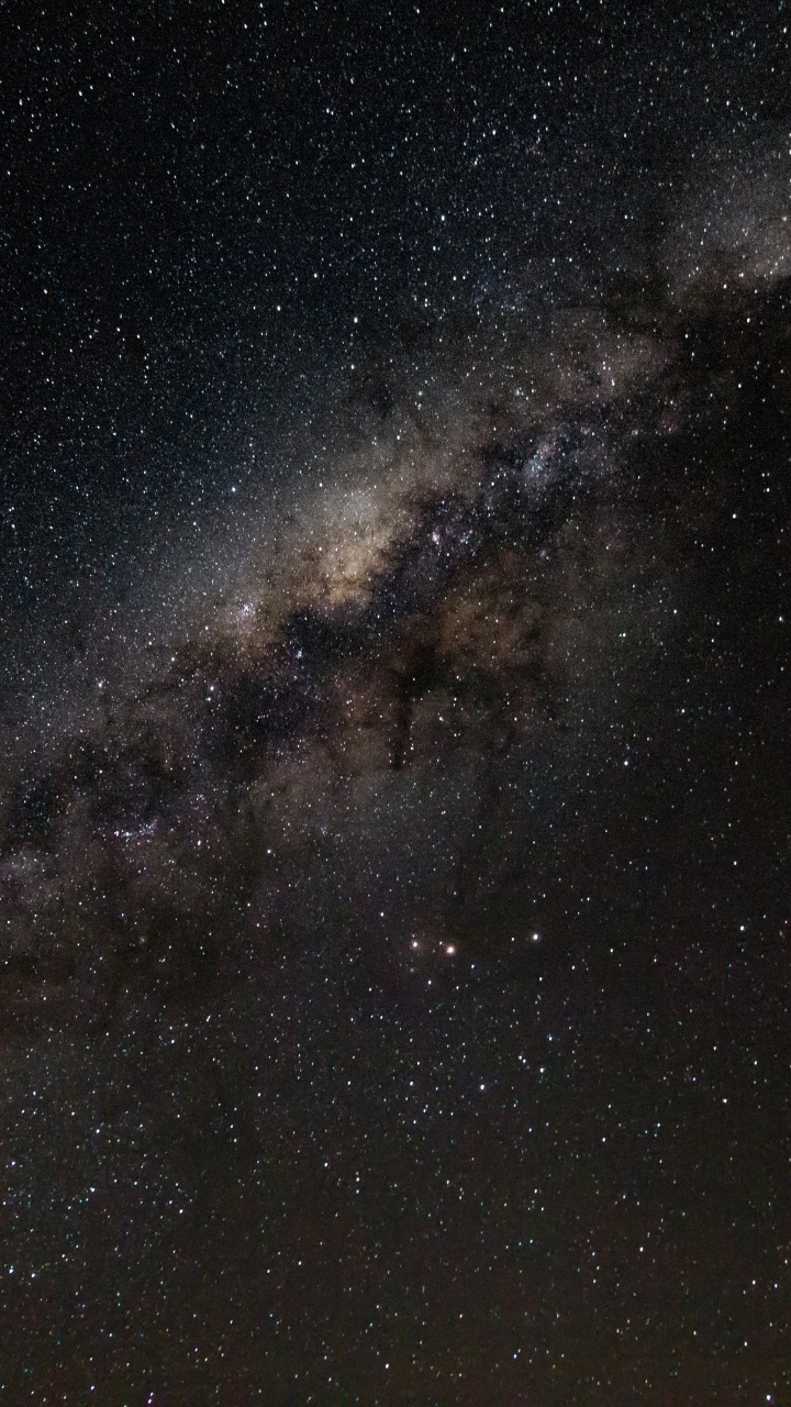 White and Blue Starry Night Sky. Wallpaper in 720x1280 Resolution