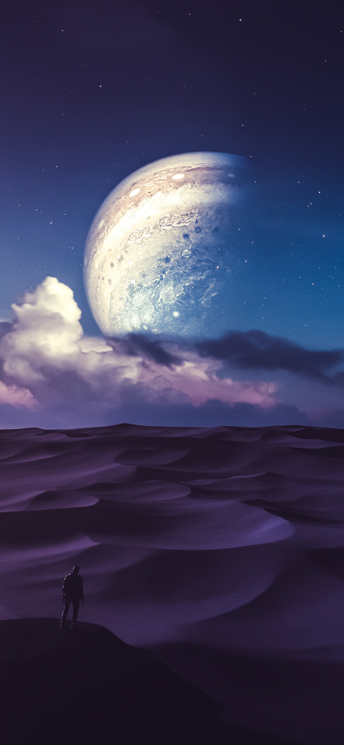 Ambiente, Naturaleza, Entorno Natural, Luna, Paisaje Natural. Wallpaper in 1125x2436 Resolution