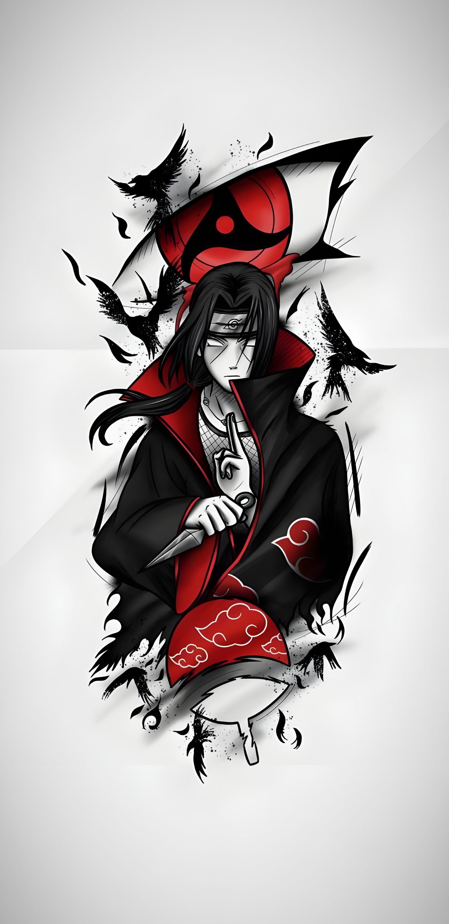 Anime, Caja Del Teléfono Itachi, Itachi Uchiha, Sasuke Uchiha, Naruto Uzumaki. Wallpaper in 1440x2960 Resolution