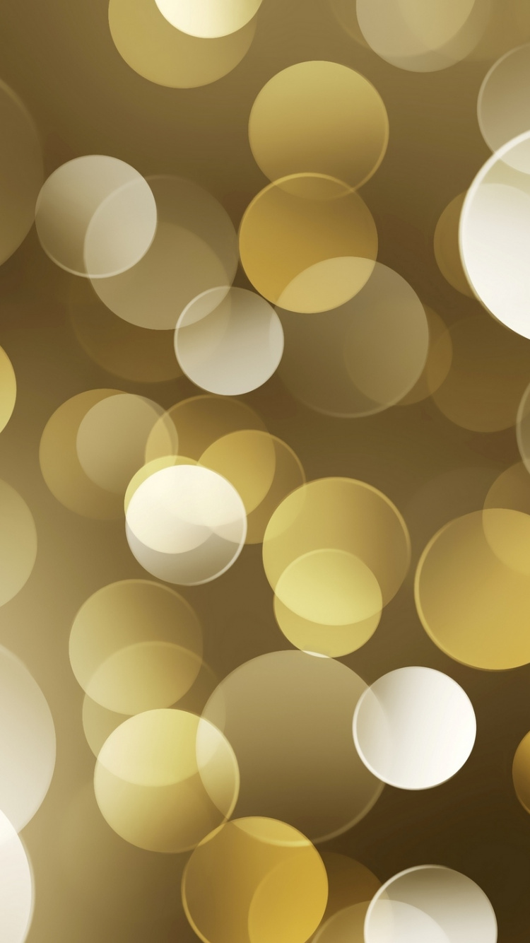 Illustration à Pois Verts et Blancs. Wallpaper in 750x1334 Resolution