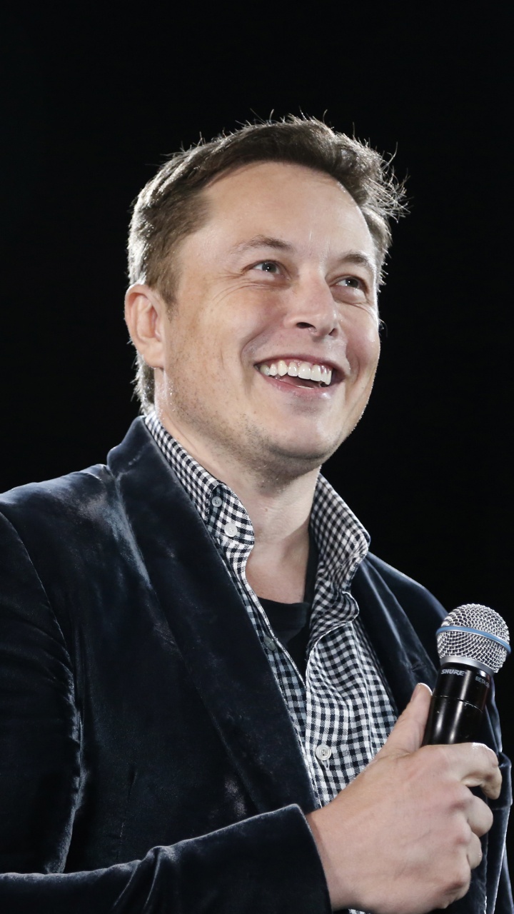Elon Musk, Microphone, Discours, Parler en Public, la Musique de L'artiste. Wallpaper in 720x1280 Resolution