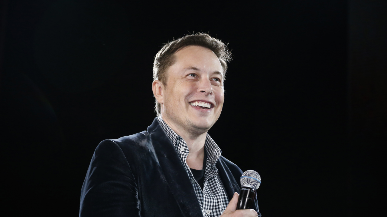 Elon Musk, Mikrofon, Rede, Öffentlich zu Sprechen, Musik Künstler. Wallpaper in 1280x720 Resolution