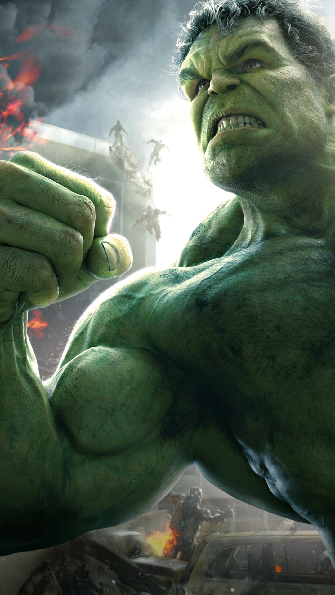 Mark Ruffalo, Hulk, Avengers Age of Ultron, Ella Hulk, Superhéroe. Wallpaper in 1080x1920 Resolution