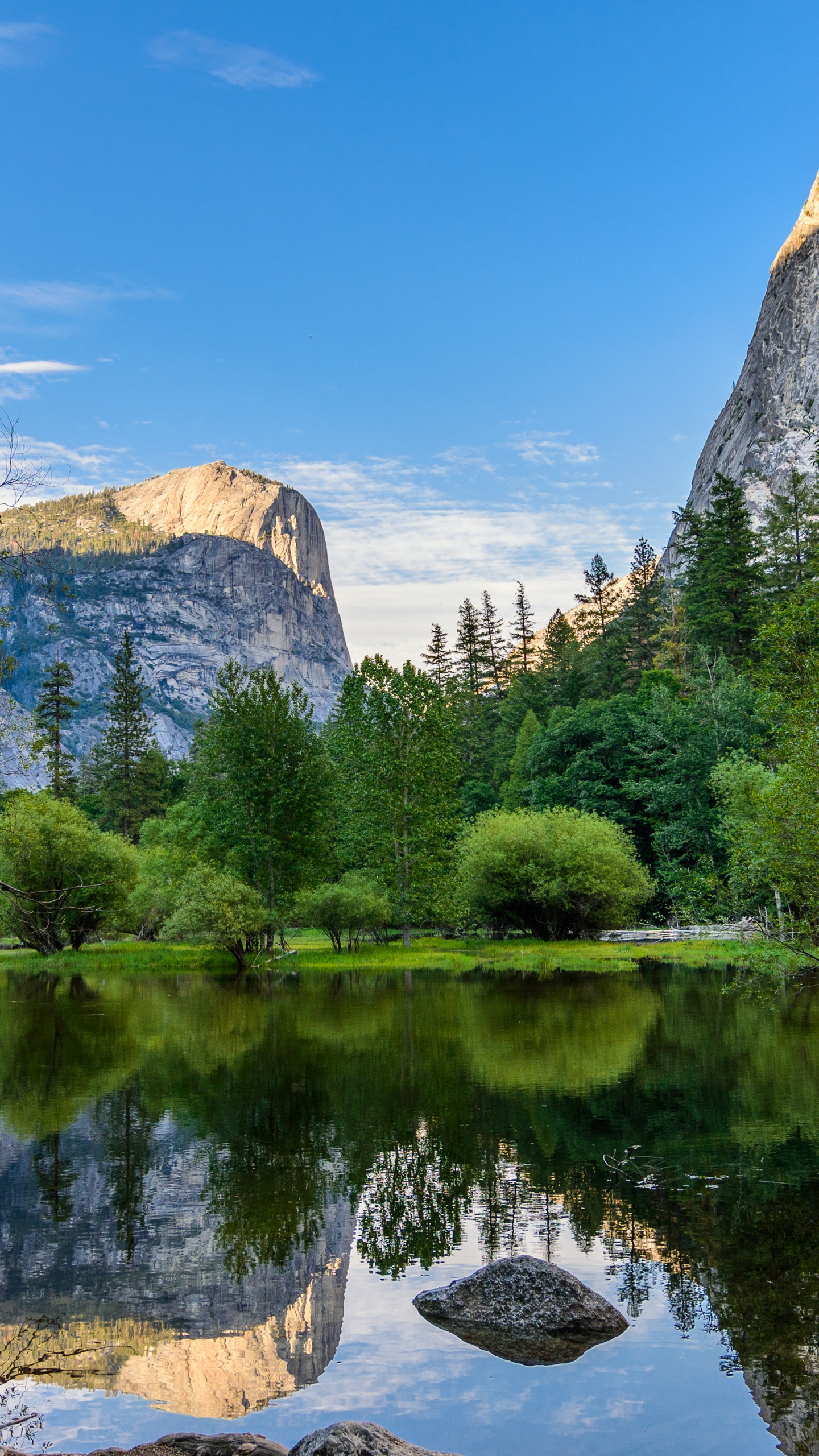 Mirror Lake, Wall, Removable, Lake, Mural. Wallpaper in 1440x2560 Resolution