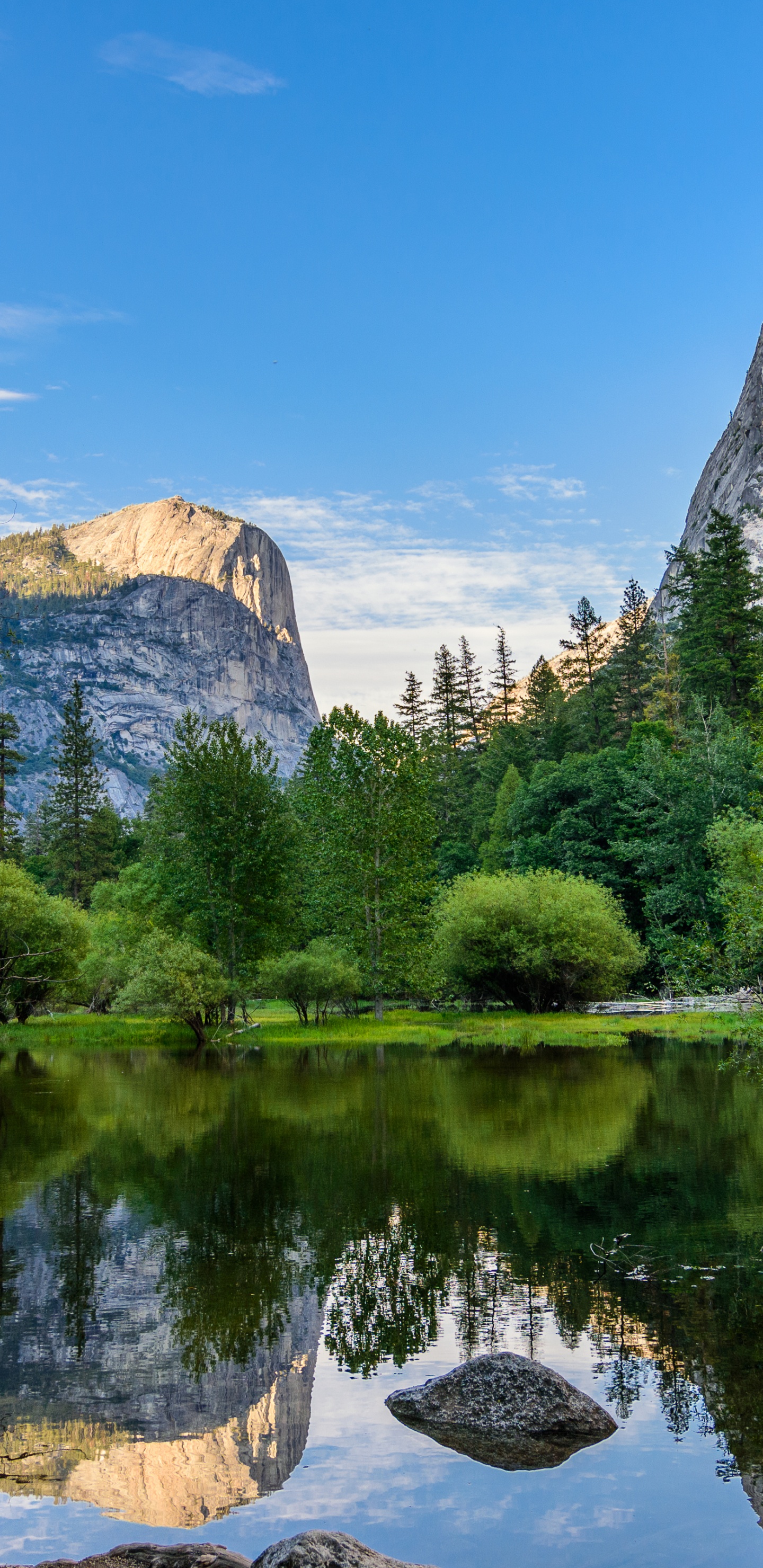 Mirror Lake, Wall, Removable, Lake, Mural. Wallpaper in 1440x2960 Resolution