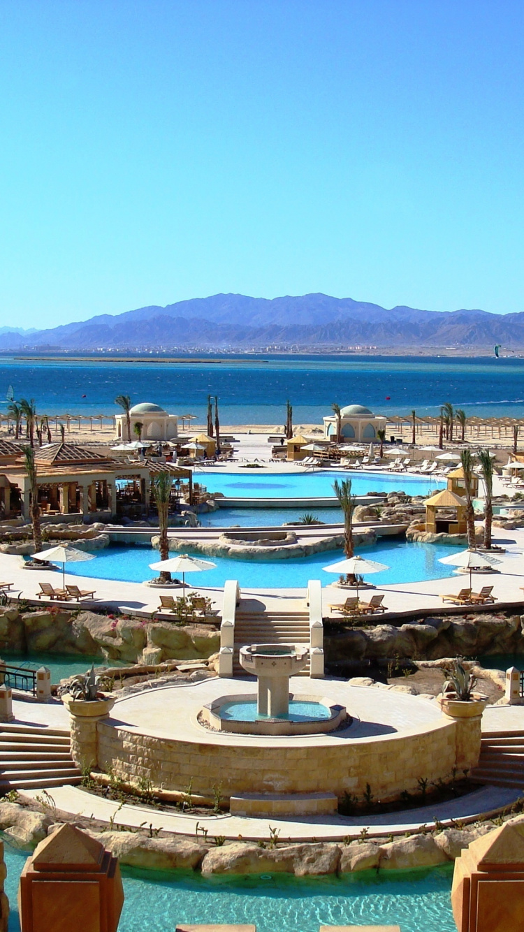 Barcos Blancos y Azules en el Agua Cerca de Los Edificios de la Ciudad Durante el Día. Wallpaper in 750x1334 Resolution