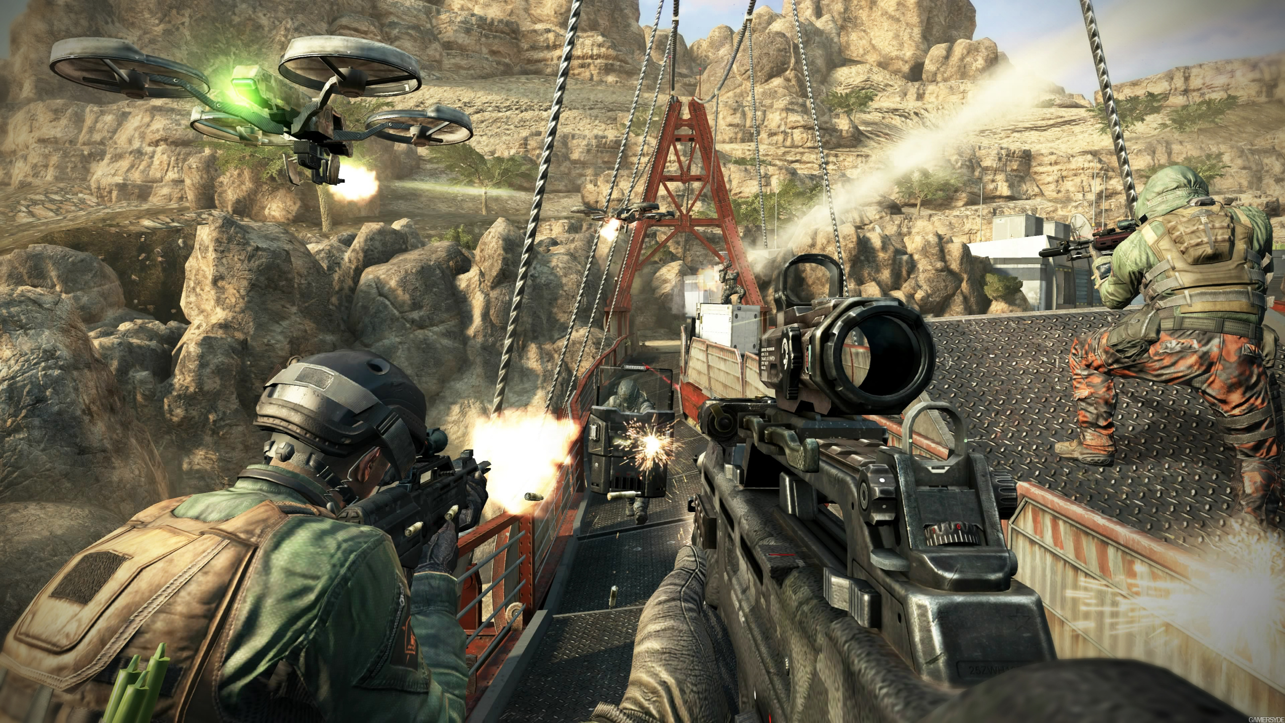 Call of Duty Black Ops Ii, Call of Duty Black Ops, Xbox 360, Treyarch, Multiplayer Video Game. Wallpaper in 2560x1440 Resolution