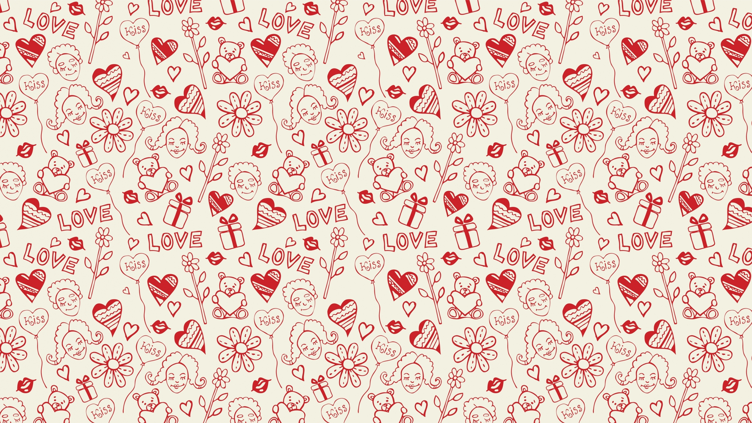 Cœur, Red, Conception, Textile, Arts Visuels. Wallpaper in 2560x1440 Resolution