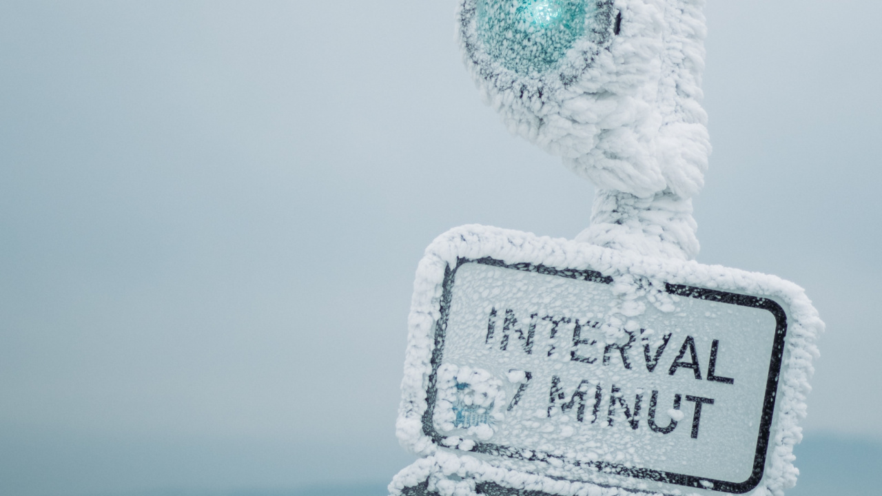 Eau, Neige, Congélation, Hiver, la Signalisation. Wallpaper in 1280x720 Resolution