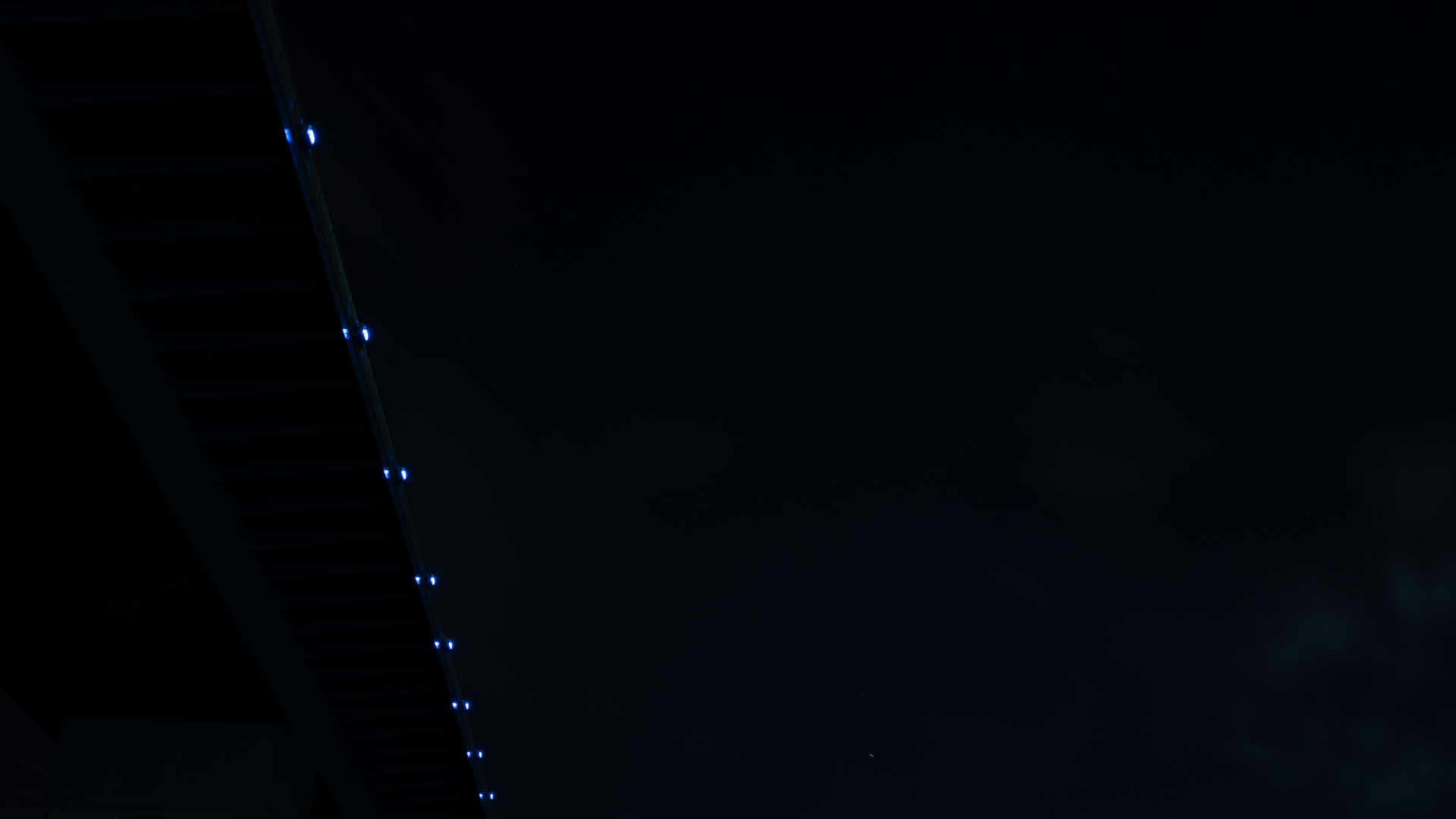 White and Black Bridge Under Dark Sky. Wallpaper in 1920x1080 Resolution