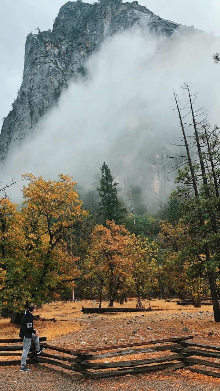 Californie, Unis, la Vallée de Yosemite, Nature, Paysage Naturel. Wallpaper in 720x1280 Resolution