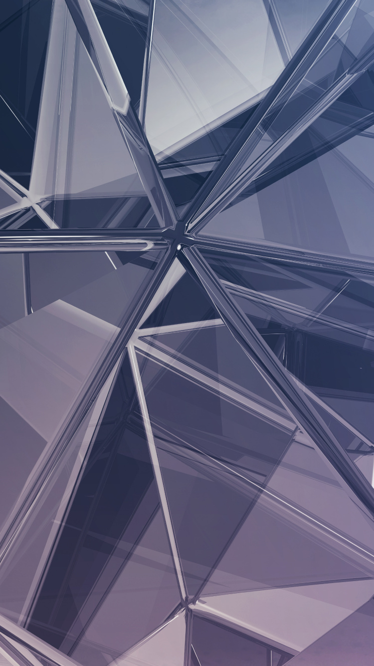 Weiße Und Schwarze Glasdecke. Wallpaper in 750x1334 Resolution