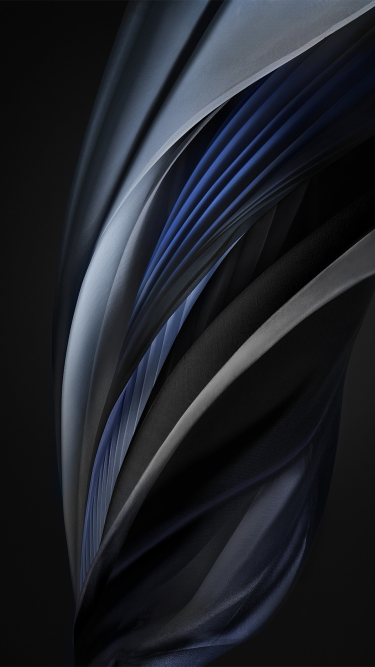 Apples, Ios, Smartphone, Darkness, Black. Wallpaper in 750x1334 Resolution