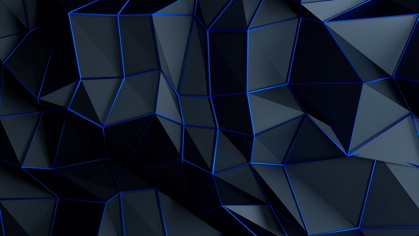 苹果, Ios, IOS 14, 安卓, 三角形 壁纸 1366x768 允许