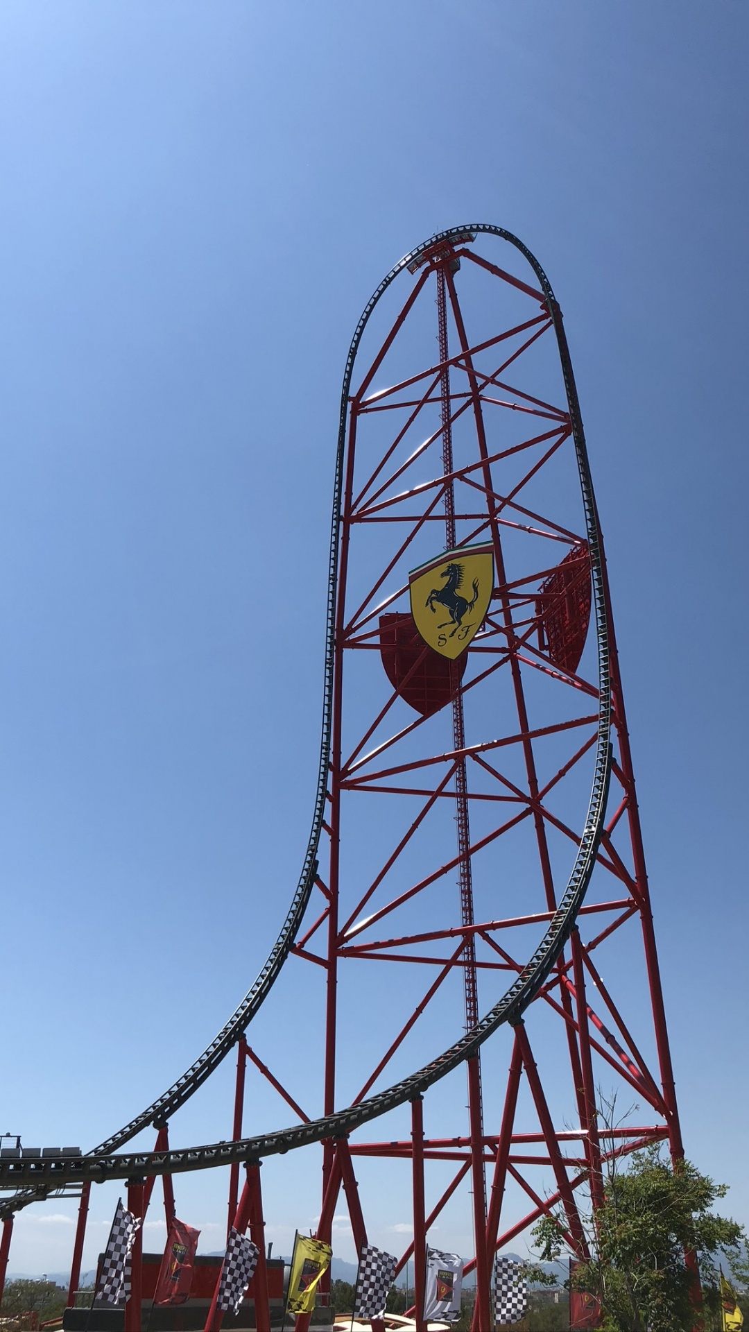 Roller Coaster, Ferris Wheel, Leisure, Landmark, Iron. Wallpaper in 1080x1920 Resolution