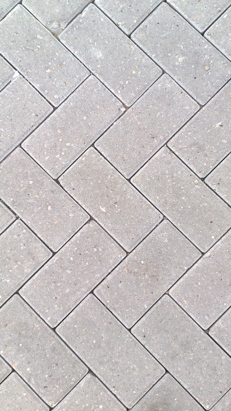 Brown and Gray Concrete Brick Floor. Wallpaper in 750x1334 Resolution