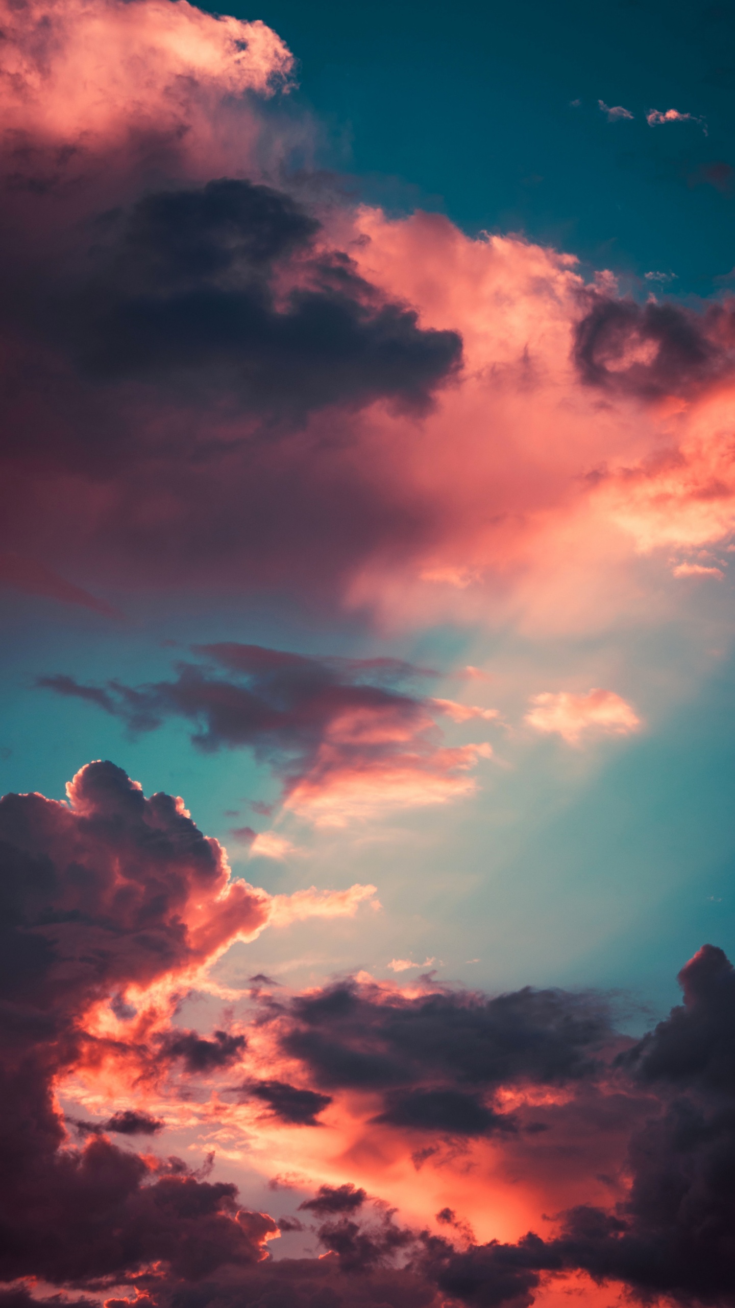 Aesthetics, Cloud, Atmosphere, Afterglow, Azure. Wallpaper in 1440x2560 Resolution