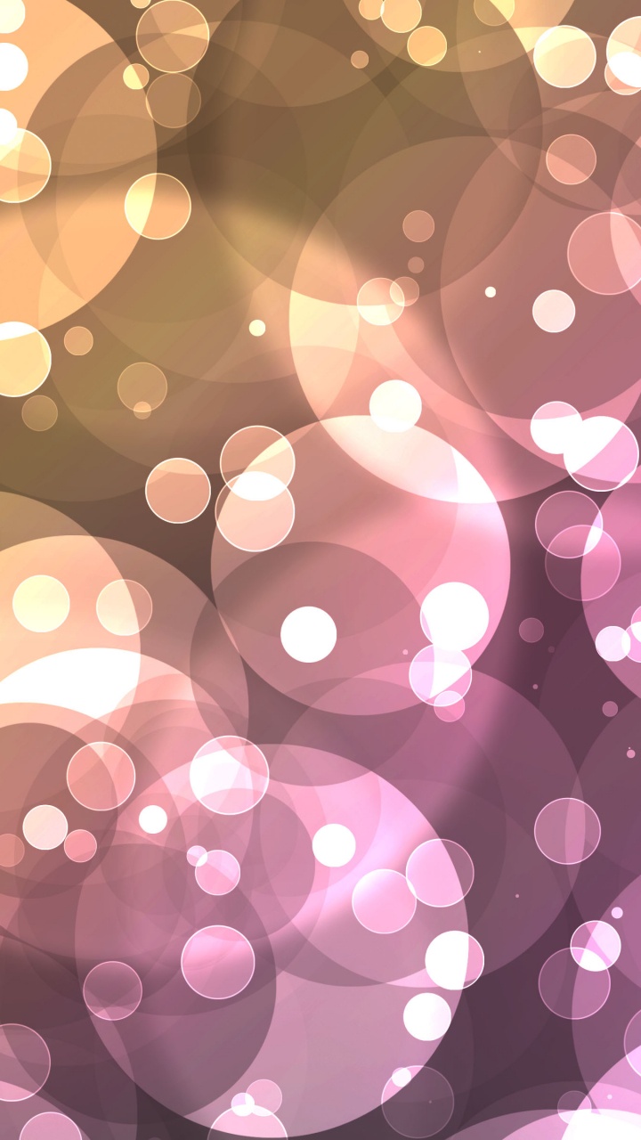 Lumières Bokeh Roses et Blanches. Wallpaper in 720x1280 Resolution