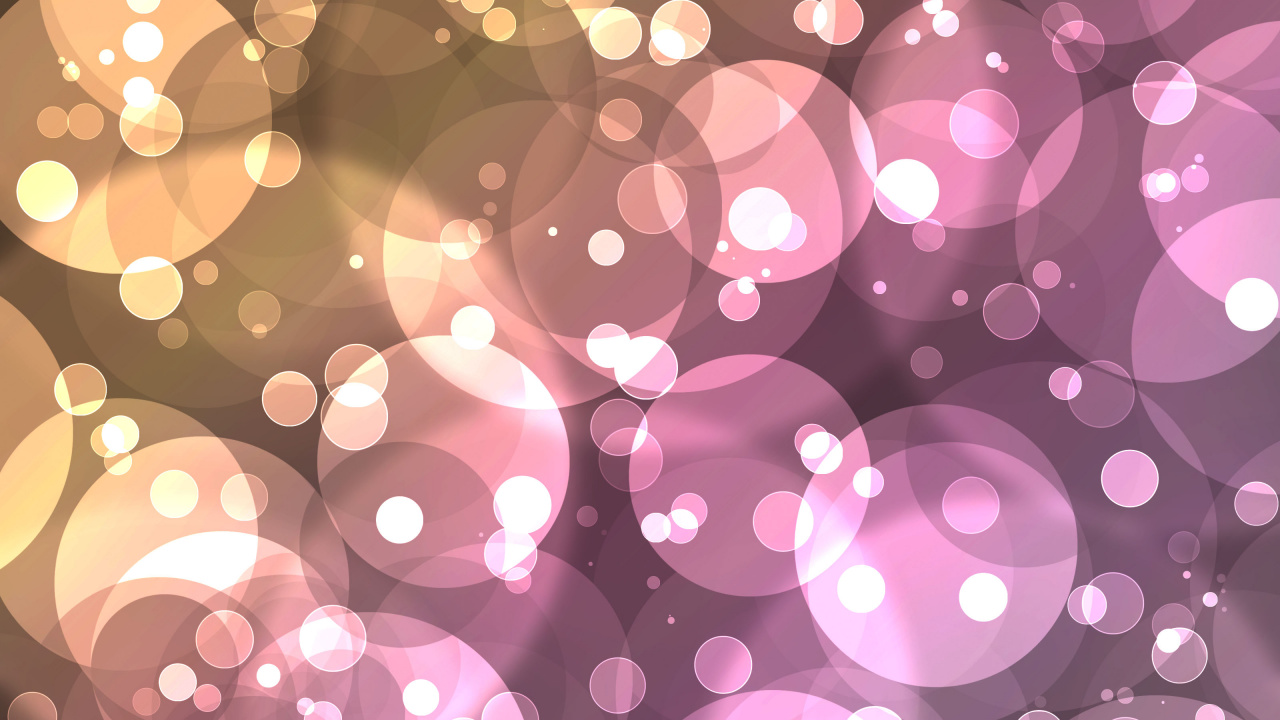 Pink and White Bokeh Lights. Wallpaper in 1280x720 Resolution