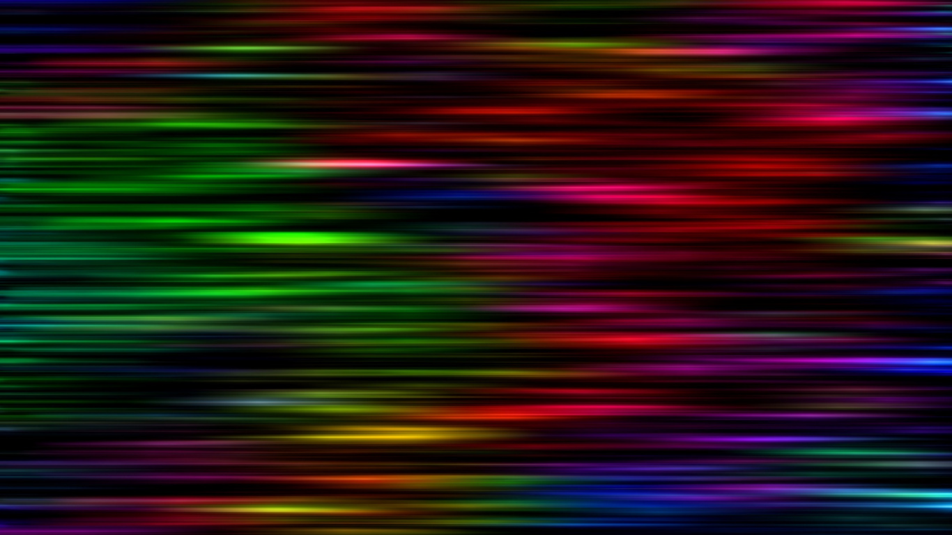 Peinture Abstraite Rouge Vert et Jaune. Wallpaper in 1366x768 Resolution