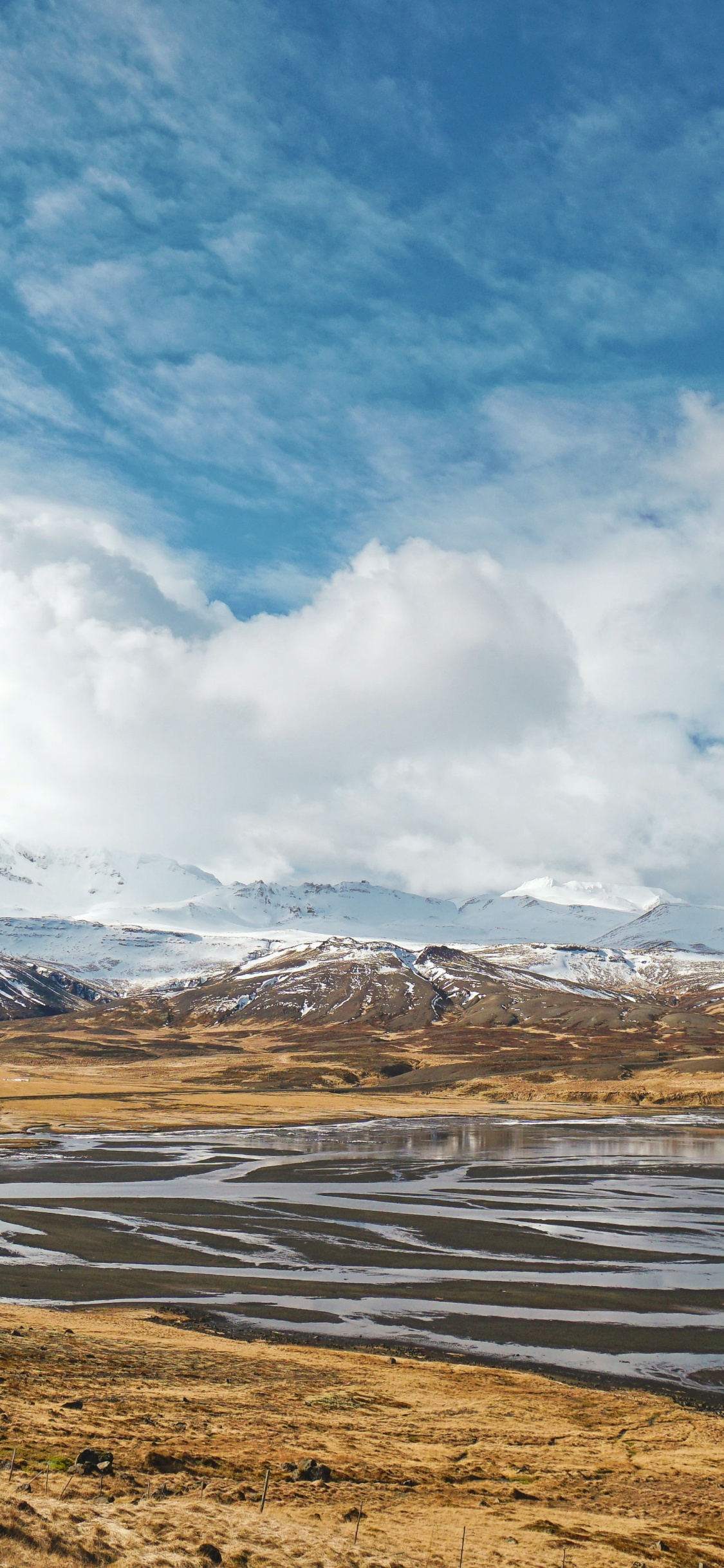 Cloud, Mountain, Water, Plant, Natural Landscape. Wallpaper in 1125x2436 Resolution