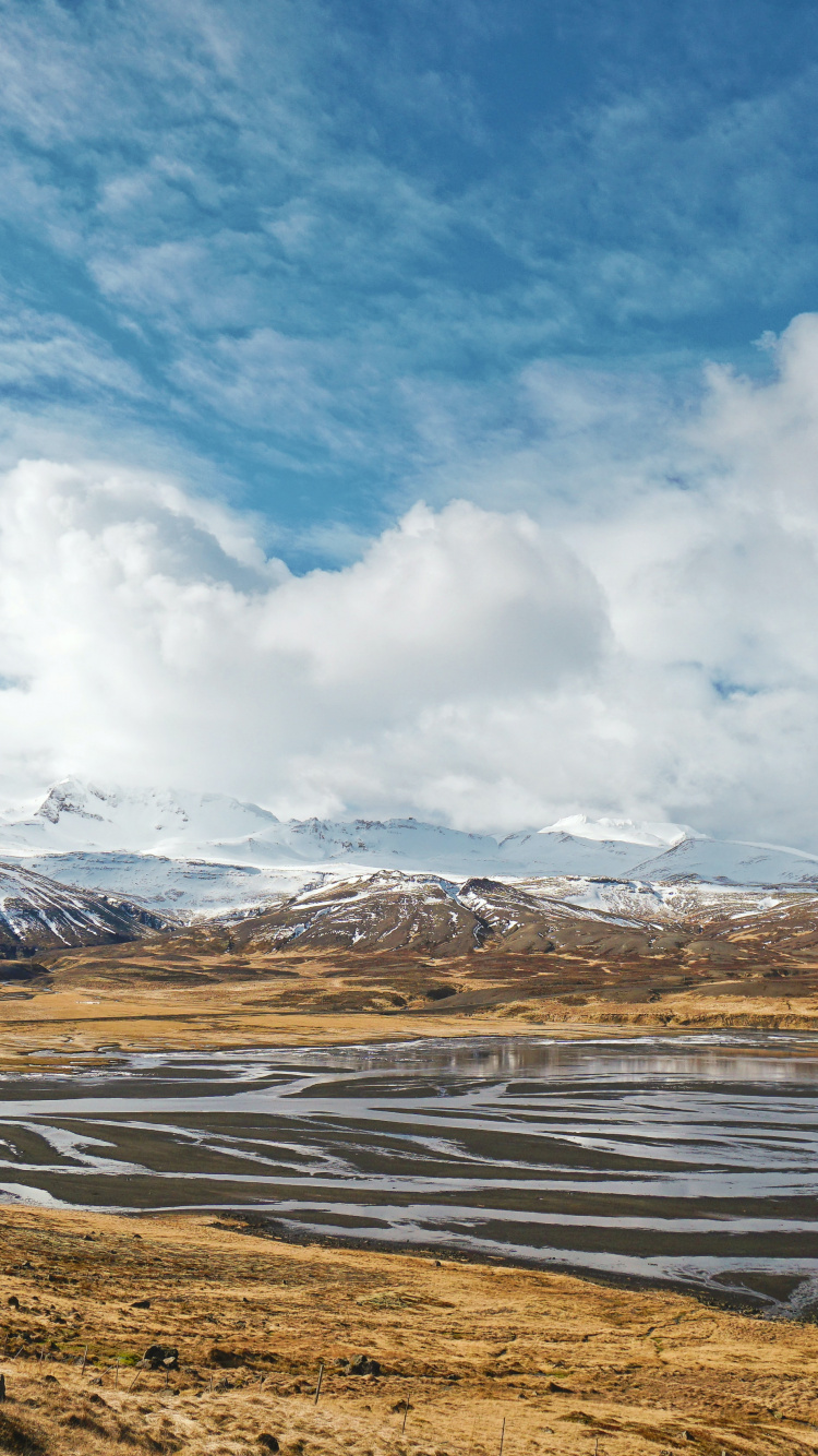 Cloud, Mountain, Water, Plant, Natural Landscape. Wallpaper in 750x1334 Resolution