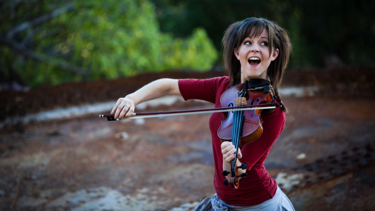 Lindsey Stirling, Violin, Recreation, Music, Girl. Wallpaper in 1280x720 Resolution