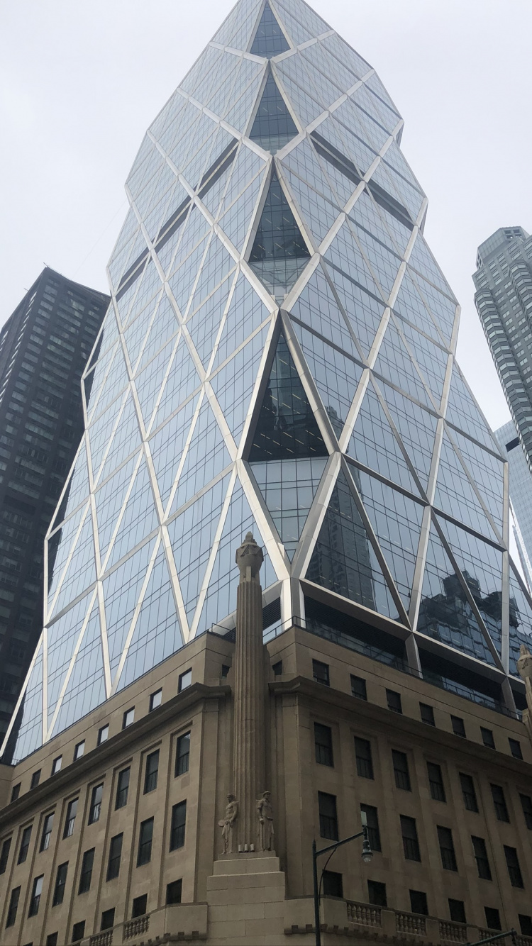 New York City, Wolkenkratzer, Tageszeit, Architektur, Tower Block. Wallpaper in 750x1334 Resolution