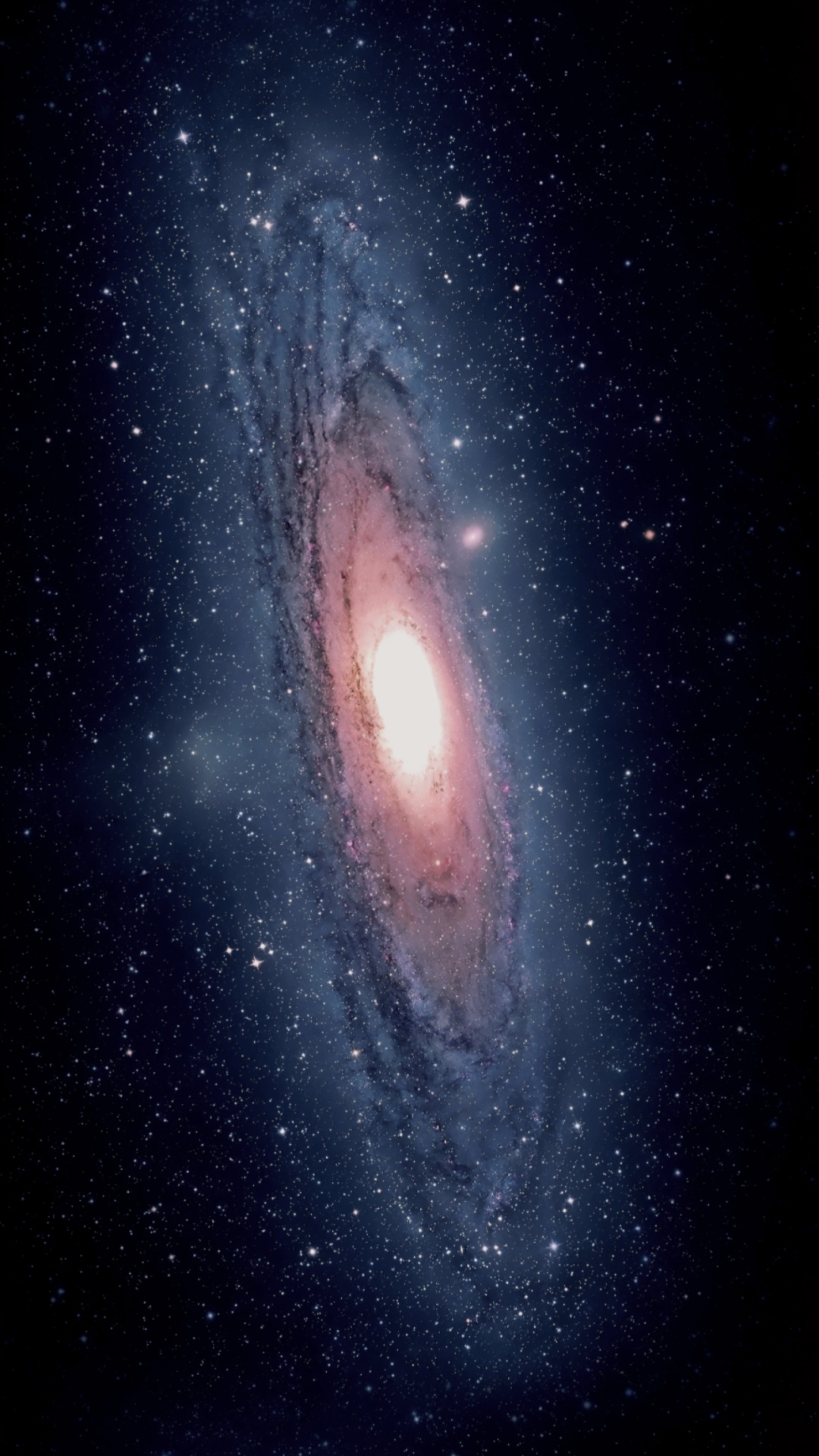 Atmosphere, Universe, Spiral Galaxy, Nebula, Milky Way. Wallpaper in 1080x1920 Resolution