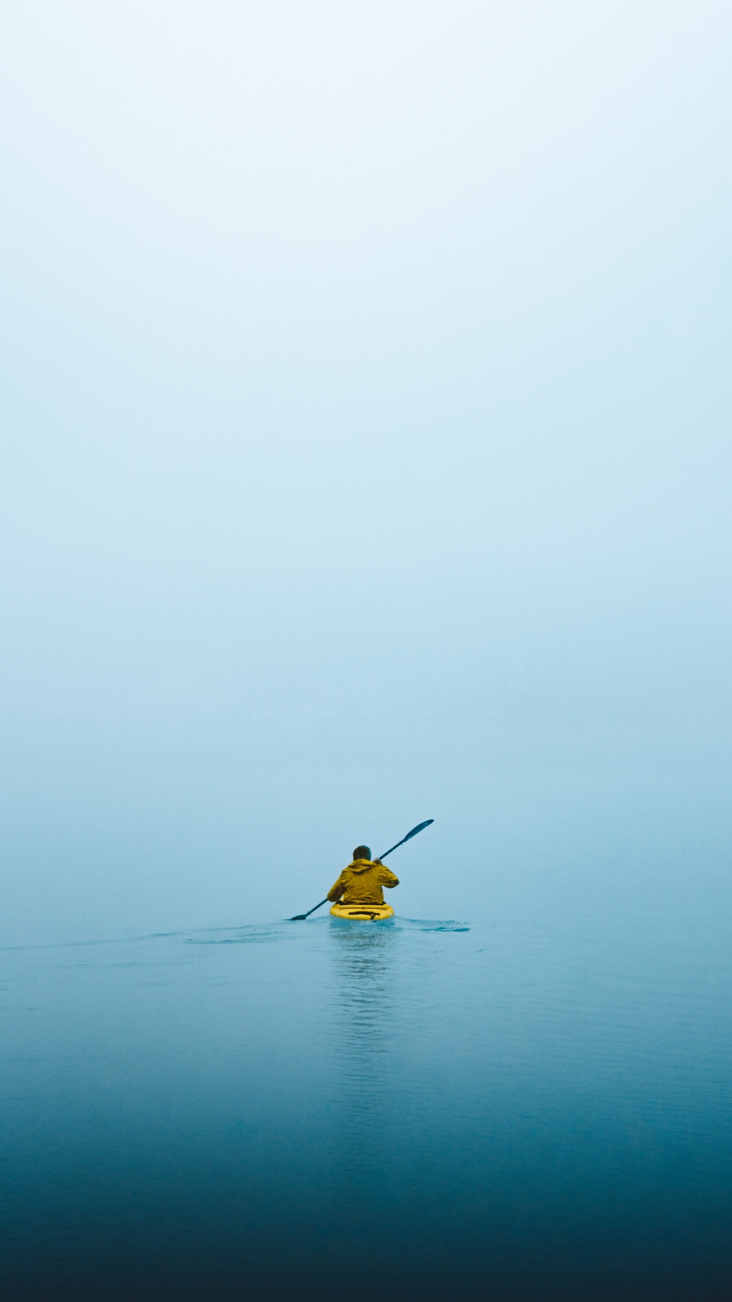 Mar, Agua, Azul, Kayaking, Amarillo. Wallpaper in 1440x2560 Resolution