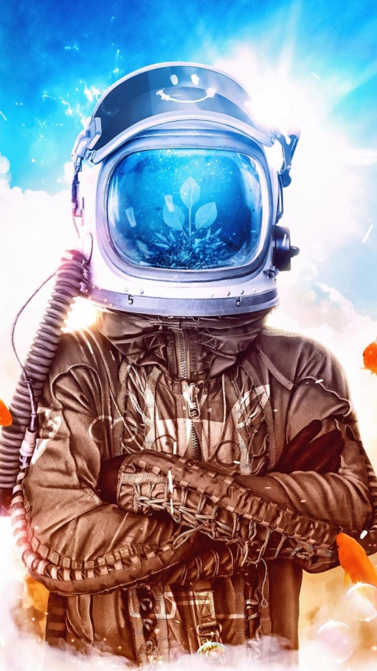 Man in Black and White Jacket Wearing Blue Helmet and Goggles. Wallpaper in 750x1334 Resolution