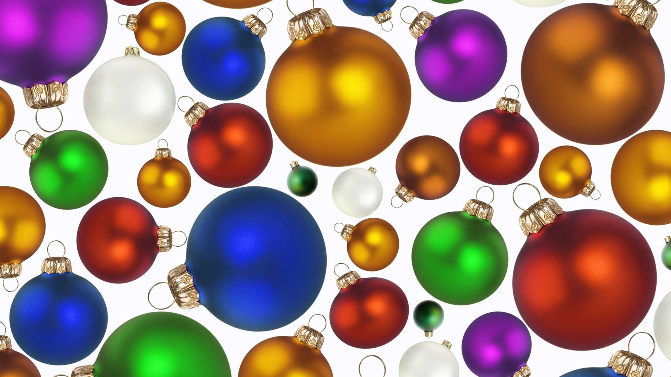 Le Jour De Noël, Nouvelle Année, Ornement de Noël, Décoration de Noël, Sphère. Wallpaper in 2560x1440 Resolution