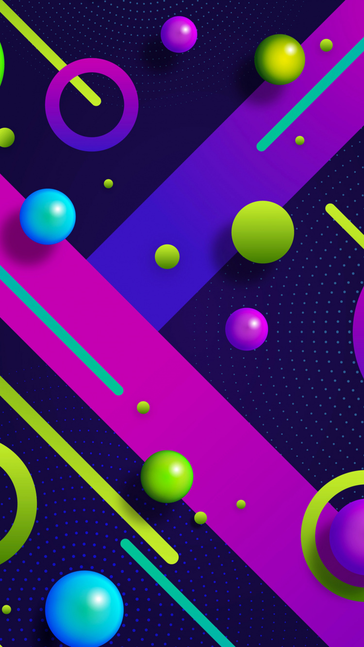 Luz, Diseño Gráfico, Diseño, Naturaleza, Morado. Wallpaper in 750x1334 Resolution