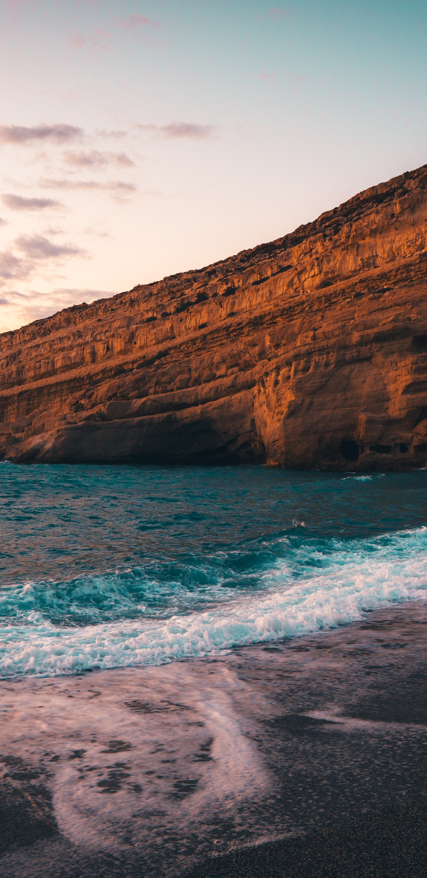 Matala Beach, Matala, Seitan Limania, Ammoudara Beach, Kommos Beach. Wallpaper in 1440x2960 Resolution