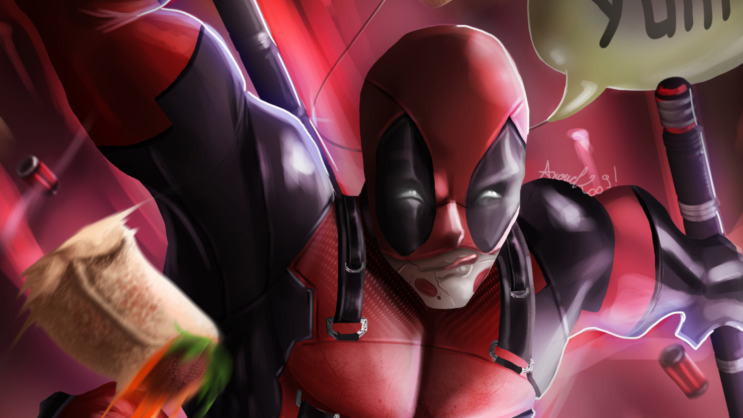 Personnage D'anime Masculin Aux Cheveux Rouges. Wallpaper in 2560x1440 Resolution