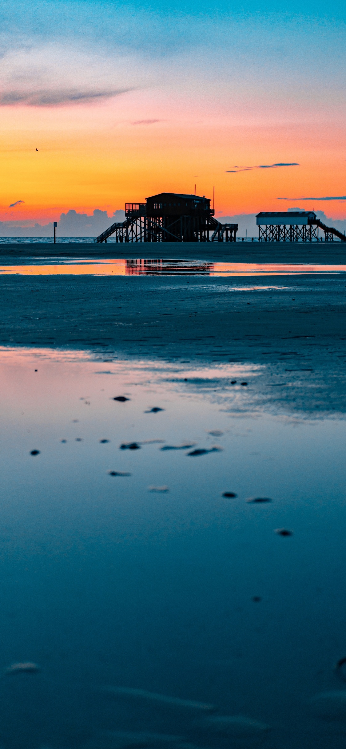 大海, 人体内的水, 海洋, 地平线, 反射 壁纸 1125x2436 允许