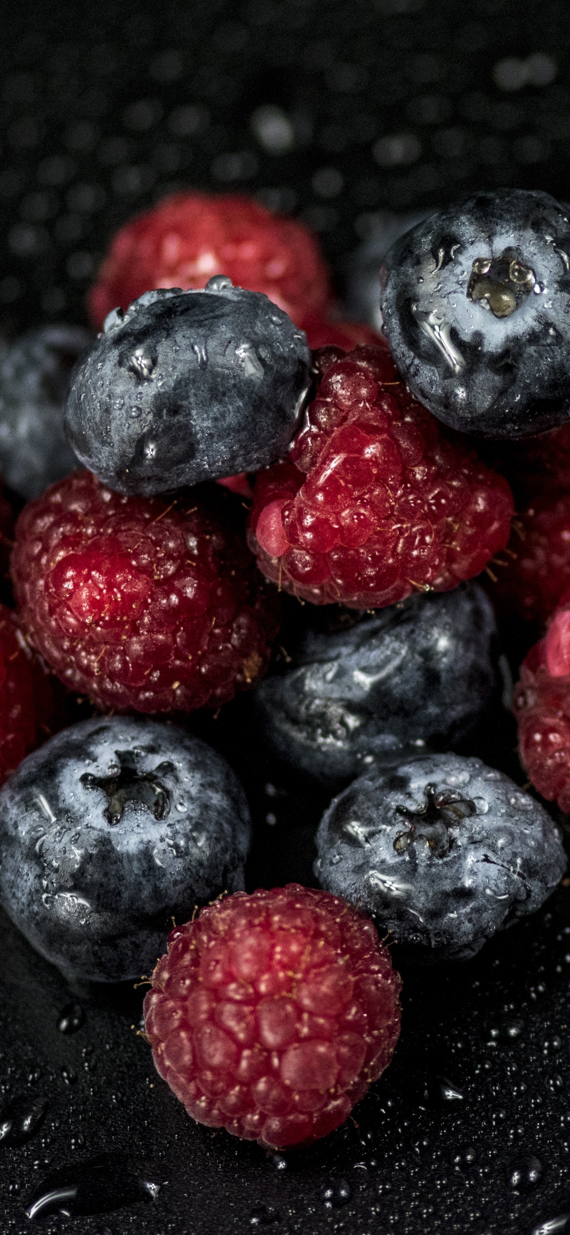 蓝莓, 树莓, 红树莓, 食品, 超级 壁纸 1125x2436 允许