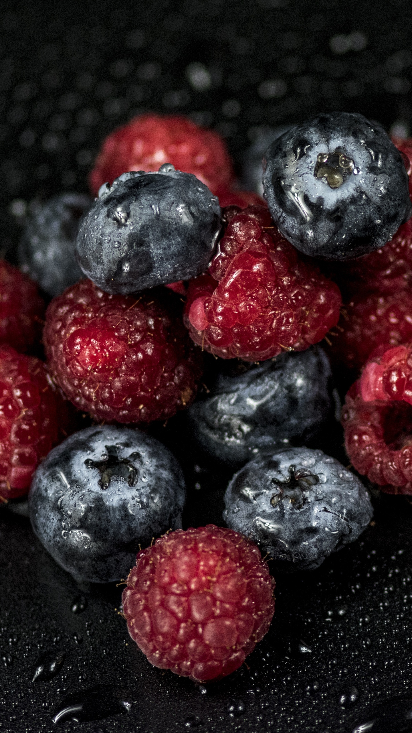 蓝莓, 树莓, 红树莓, 食品, 超级 壁纸 1440x2560 允许