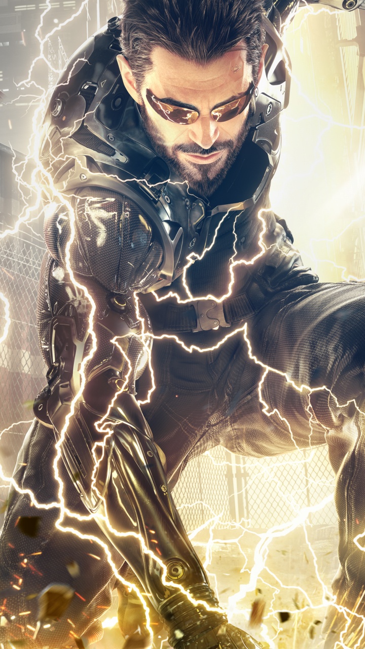 Adam Jensen, Playstation 4, Superhero, Composition Numérique, Batman. Wallpaper in 720x1280 Resolution